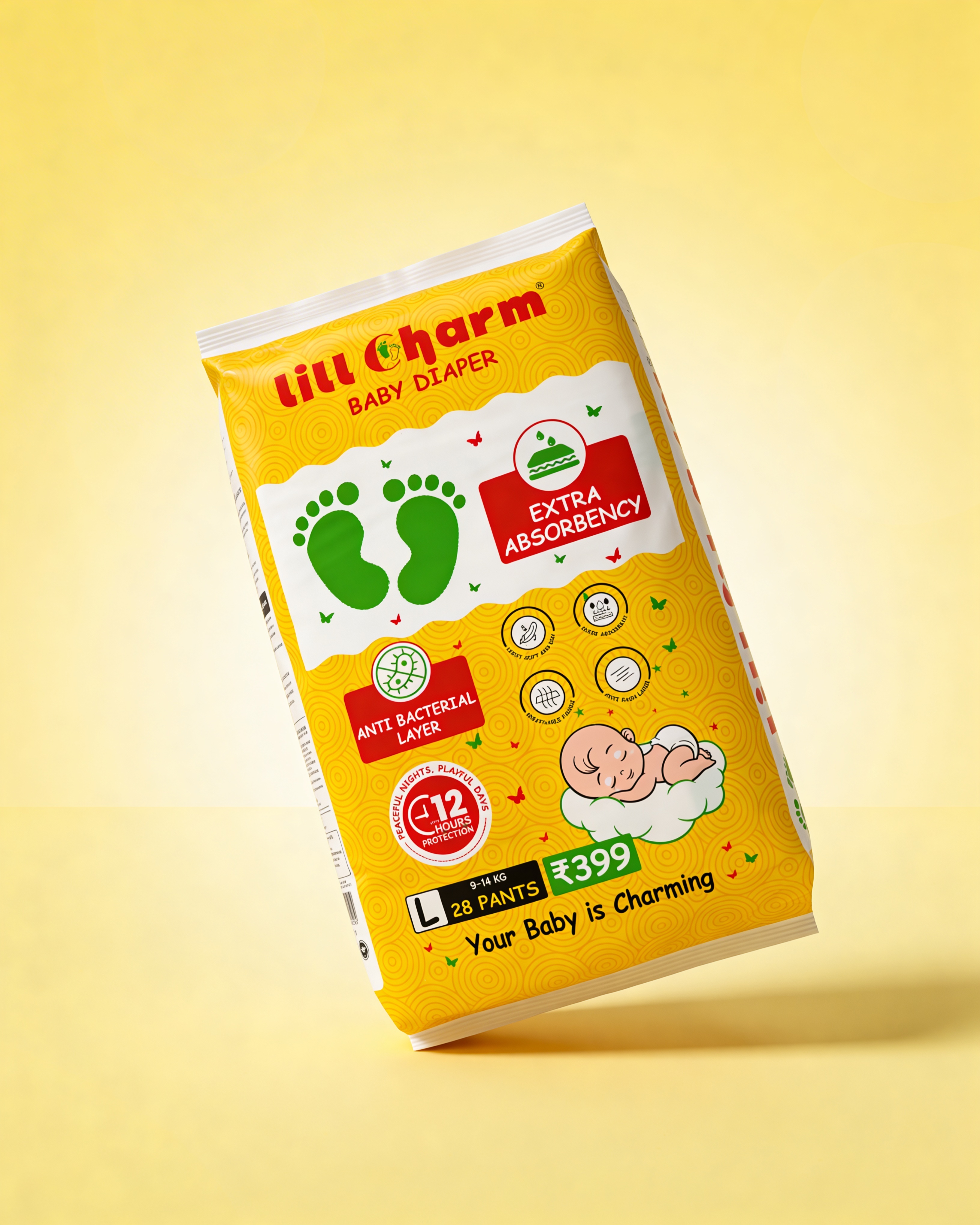 Premium LillCharm Baby Diapers